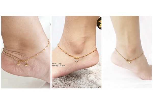 Ilustrasi gelang kaki