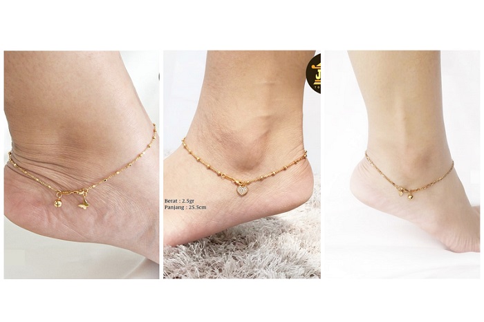 Ilustrasi gelang kaki