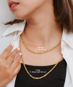 Alternative view of Kalung Emas LongLing Kadar 10K Toko Mas Jawa